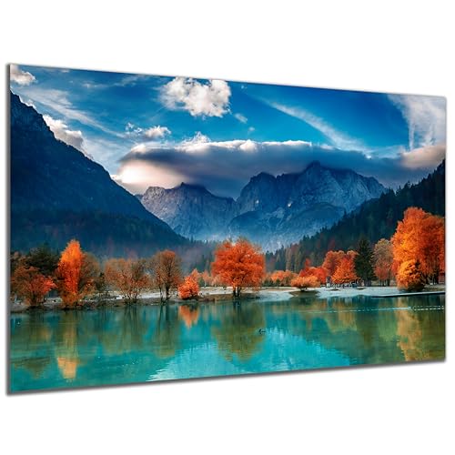 DARO Design - Wand-Bild auf 6mm HDF 84x56 cm See im Herbst - Wand-Deko Bilder Geschenk DARO Design - Wand-Bild auf 6mm HDF 84x56 cm See im Herbst - Wand-Deko Bilder Geschenk von DARO Design