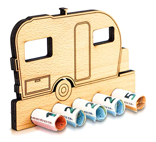 DARO Design - Wohnwagen, Reise - Geldgeschenk Holz von DARO Design