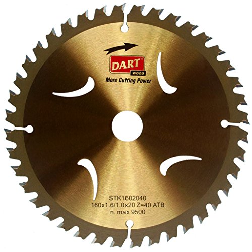 DART Gold ATB Holzsägeblatt, 160 mm x 20 B x 60 Z von DART