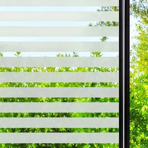 DARUITE Fensterfolie Blickdicht Milchglasfolie Selbstklebend Sichtschutzfolie Non-Klebefolie Fenster Sichtschutz Fensterfolien Folie Fenster Sichtschutz (30x300 cm, Fensterfolie Streifen) DARUITE Fensterfolie Blickdicht Milchglasfolie Selbstklebend Sichtschutzfolie Non-Klebefolie Fenster Sichtschutz Fensterfolien Folie Fenster Sichtschutz (30x300 cm, Fensterfolie Streifen) von DARUITE