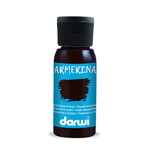 DARWI - DA0380050805C - Un flacon de Peinture Brillante Pour Céramique - Coloris Brun foncé - 50 ML ARMERINA - Peinture Pour Céramique - Loisirs Créatifs - Activité Manuelle - Bricolage von DARWI