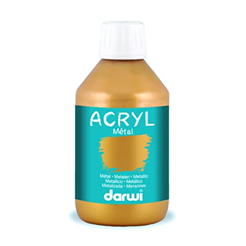 DARWI - DA0230250050C - Un flacon de Peinture Acrylique Métallique - Coloris Or - 250 ML DARWI - DA0230250050C - Un flacon de Peinture Acrylique Métallique - Coloris Or - 250 ML von DARWI