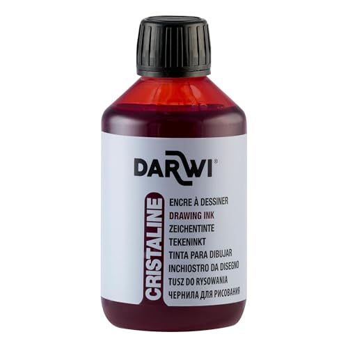 DARWI - DA2300250490C - Un flacon d'Encre à Dessiner transparente et lumineuse - Pour Enfants - Coloris Vermillon - 250 ML - DARWI CRISTALINE - Aquarellable après séchage DARWI - DA2300250490C - Un flacon d'Encre à Dessiner transparente et lumineuse - Pour Enfants - Coloris Vermillon - 250 ML - DARWI CRISTALINE - Aquarellable après séchage von DARWI