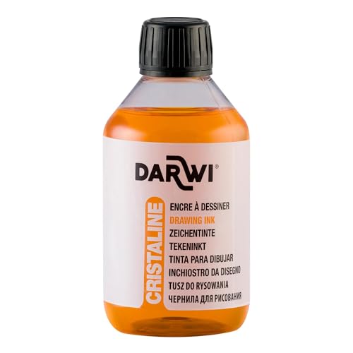 DARWI - DA2300250700C - Un flacon d'Encre à Dessiner transparente et lumineuse - Pour Enfants - Coloris Jaune - 250 ML - DARWI CRISTALINE - Aquarellable après séchage DARWI - DA2300250700C - Un flacon d'Encre à Dessiner transparente et lumineuse - Pour Enfants - Coloris Jaune - 250 ML - DARWI CRISTALINE - Aquarellable après séchage von DARWI