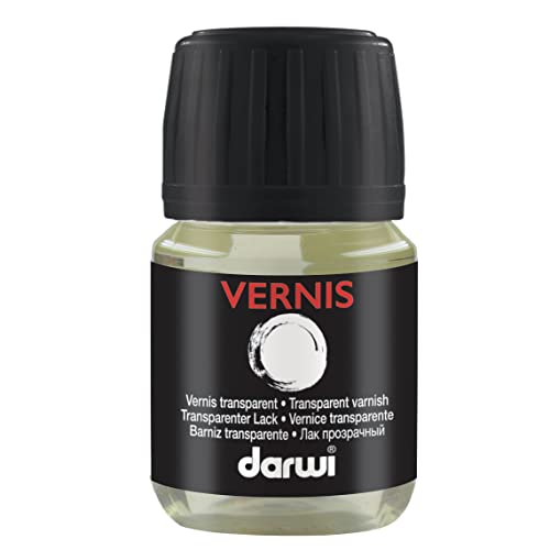 DARWI - DA3000030003C - Un flacon de Vernis Protecteur Brillant - Auxiliaire Pour Peintures - 30 ML - Finition Céramique après 3 couches - DARWI Vernis BRILLANT von DARWI