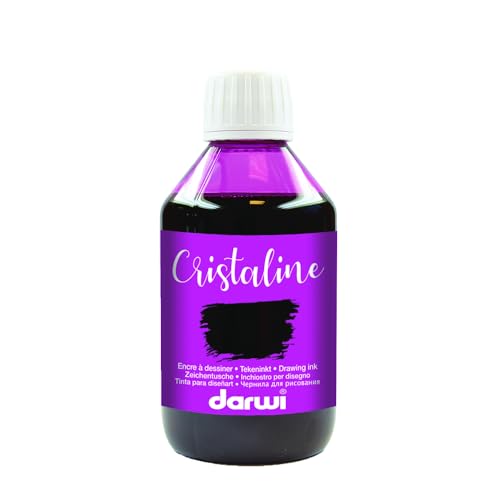 Darwi - DA2300250900C - Un flacon d'Encre à Dessiner transparente et lumineuse - Pour Enfants - Coloris Violet - 250 ML CRISTALINE - Aquarellable après séchage Darwi - DA2300250900C - Un flacon d'Encre à Dessiner transparente et lumineuse - Pour Enfants - Coloris Violet - 250 ML CRISTALINE - Aquarellable après séchage von DARWI