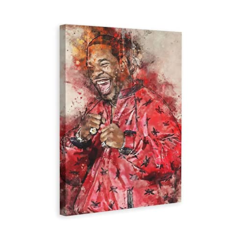 DARXGB Bild Auf Leinwand 50x70cm Busta Rhymes Sänger Poster Leinwand Wand Art Raum Bilder für Schlafzimmer Geschenke Dekor Kein Rahmen von DARXGB