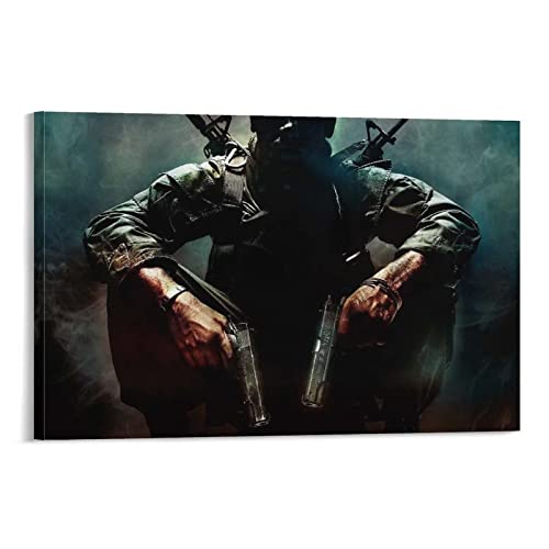 DARXGB Foto Auf Leinwand 60x90cm Call of Duty Black Ops für Druck auf Leinwand Malerei Wandkunst für Wohnzimmer Wohnkultur Junge Geschenk Kein Rahmen von DARXGB