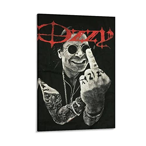 DARXGB Leinwand Druck Poster 60x90cm Britischer Rocksänger Ozzy Osbourne Poster Dekoration Wohnzimmer Schlafzimmer Gemälde Kein Rahmen von DARXGB