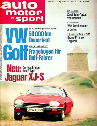 Echte, historische Zeitschrift von 1975 - Auto Motor Sport AMS Autozeitung 16/1975 - Personalisiertes Geschenk 50. Geburtstag für Männer - Original aus dem Jahr 1975 - Die Geschenkidee für den Mann Echte, historische Zeitschrift von 1975 - Auto Motor Sport AMS Autozeitung 16/1975 - Personalisiertes Geschenk 50. Geburtstag für Männer - Original aus dem Jahr 1975 - Die Geschenkidee für den Mann von DAS GEBURTSTAGSGESCHENK HISTORISCHE ZEITSCHRIFTEN