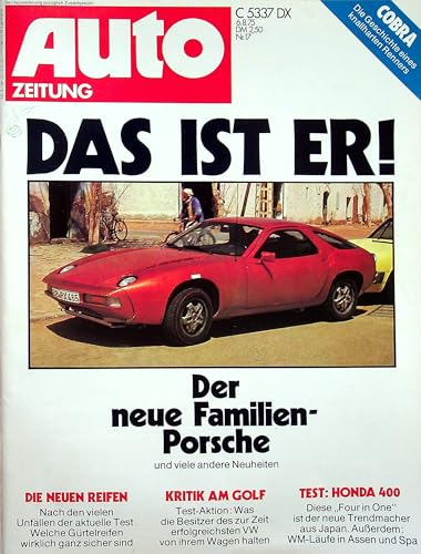 Echte, historische Zeitschrift von 1975 - Garantiert 50 Jahre alt - Personalisiertes Geschenk 50. Geburtstag Mann - Original aus dem Jahr 1975 - Die Geschenkidee für Männer - Autozeitung 17/1975 Echte, historische Zeitschrift von 1975 - Garantiert 50 Jahre alt - Personalisiertes Geschenk 50. Geburtstag Mann - Original aus dem Jahr 1975 - Die Geschenkidee für Männer - Autozeitung 17/1975 von DAS GEBURTSTAGSGESCHENK HISTORISCHE ZEITSCHRIFTEN