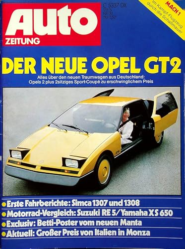 Echte, historische Zeitschrift von 1975 - Garantiert 50 Jahre alt - Personalisiertes Geschenk 50. Geburtstag Mann - Original aus dem Jahr 1975 - Die Geschenkidee für Männer - Autozeitung 20/1975 Echte, historische Zeitschrift von 1975 - Garantiert 50 Jahre alt - Personalisiertes Geschenk 50. Geburtstag Mann - Original aus dem Jahr 1975 - Die Geschenkidee für Männer - Autozeitung 20/1975 von DAS GEBURTSTAGSGESCHENK HISTORISCHE ZEITSCHRIFTEN