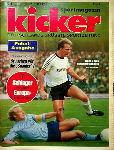 Echte, historische Zeitschrift von 1975 - Garantiert 50 Jahre alt - Personalisiertes Geschenk 50. Geburtstag Mann - Original aus dem Jahr 1975 - Die Geschenkidee für Männer - Kicker 84/1975 von DAS GEBURTSTAGSGESCHENK HISTORISCHE ZEITSCHRIFTEN