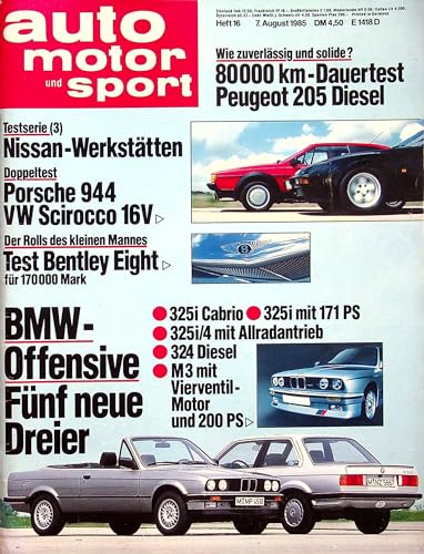 Echte, historische Zeitschrift von 1985 - Garantiert 40 Jahre alt - Personalisiertes Geschenk 40. Geburtstag Mann - Original aus dem Jahr 1985 - Die Geschenkidee für Männer - Auto Motor Sport 16/1985 Echte, historische Zeitschrift von 1985 - Garantiert 40 Jahre alt - Personalisiertes Geschenk 40. Geburtstag Mann - Original aus dem Jahr 1985 - Die Geschenkidee für Männer - Auto Motor Sport 16/1985 von DAS GEBURTSTAGSGESCHENK HISTORISCHE ZEITSCHRIFTEN