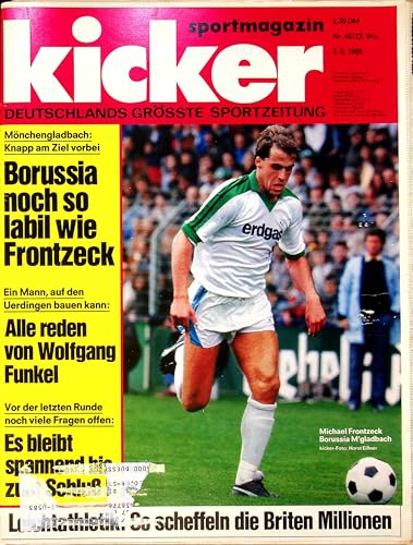 Echte, historische Zeitschrift von 1985 - Garantiert 40 Jahre alt - Personalisiertes Geschenk 40. Geburtstag Mann - Original aus dem Jahr 1985 - Die Geschenkidee für Männer - Kicker 46/1985 von DAS GEBURTSTAGSGESCHENK HISTORISCHE ZEITSCHRIFTEN