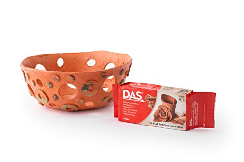 Das 387600 lufthärtende Modelliermasse 1.000 gramm, terracotta von DAS