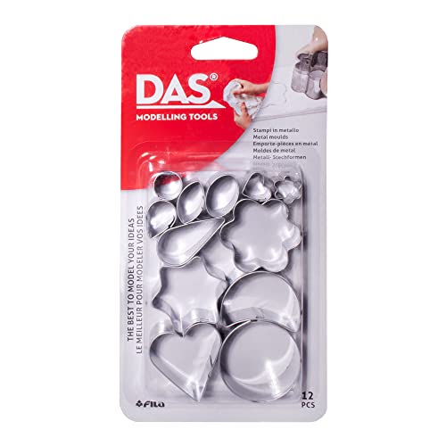 DAS Fila 3440 00 Das Ausstechformen, Metall, silber, 19,3 x 10 x 2,2 cm von DAS