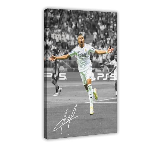Kylian Mbappe 1 Leinwand-Poster, Schlafzimmer-Dekoration, 50 x 75 cm Kylian Mbappe 1 Leinwand-Poster, Schlafzimmer-Dekoration, 50 x 75 cm von DASEQ