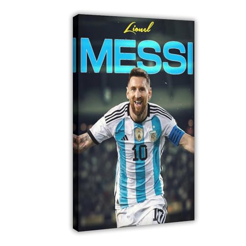 Messi 10 Leinwandposter Schlafzimmer Dekor 60 x 90 cm Messi 10 Leinwandposter Schlafzimmer Dekor 60 x 90 cm von DASEQ