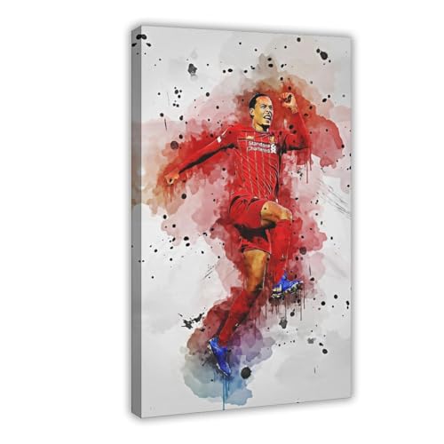 Virgil Van Dijk 3 Leinwandposter Schlafzimmer Dekor 50 x 75 cm Virgil Van Dijk 3 Leinwandposter Schlafzimmer Dekor 50 x 75 cm von DASEQ
