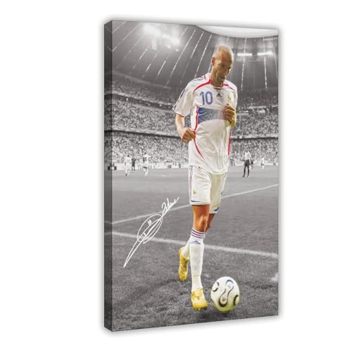 Zinedine Zidane 2 Leinwandposter Schlafzimmer Dekor 60 x 90 cm Zinedine Zidane 2 Leinwandposter Schlafzimmer Dekor 60 x 90 cm von DASEQ