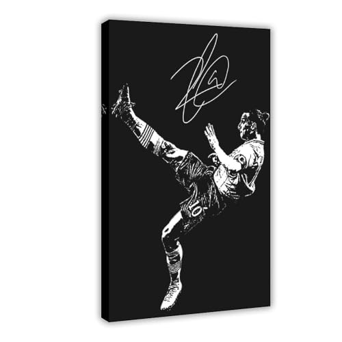Zlatan Ibrahimovic 06 Leinwandposter Schlafzimmer Dekor 60 x 90 cm Zlatan Ibrahimovic 06 Leinwandposter Schlafzimmer Dekor 60 x 90 cm von DASEQ