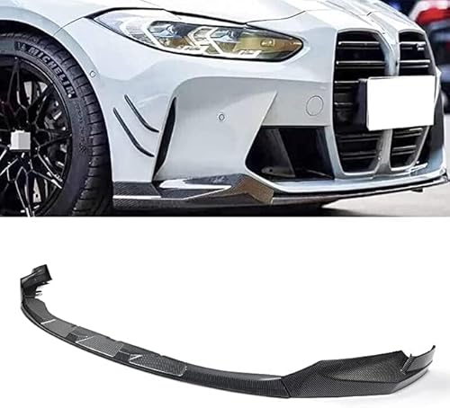 DASHENGFANG Auto Frontlippe Frontspoiler für BMW G80 M3 G82 G83 M4 2021 2022 2023, Auto Frontspoilerlippe Splitter Frontschürze Lip Splitter Diffusor-Spoiler Body Kits,A/Carbon Fibre von DASHENGFANG