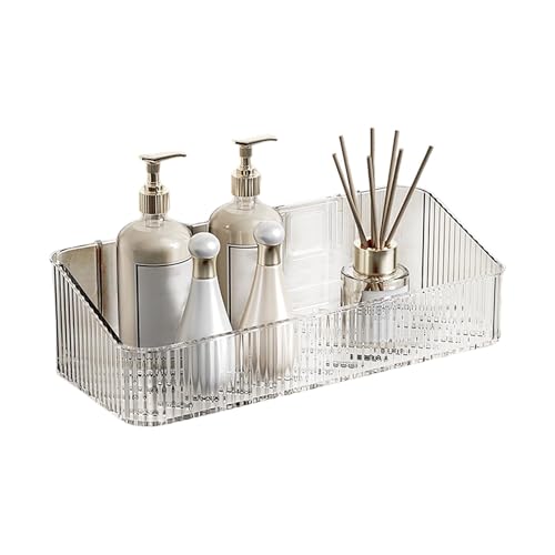 DASHIELL Duschablage Ohne Bohren Selbstklebend Badregal Wand Montiert Duschregal Duschkorb Badezimmer Organizer Badregal Schnell Trocknende Duschkörbe Shampoo Halterung Für Dusche Küche Bathroom von DASHIELL