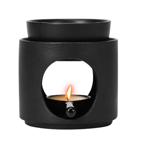DASIAUTOEM Duftlampe für Ätherische öle, Duftlampe Teelicht Räucherstövchen, Stövchen für ätherische Öle, Duftöl und Duftwachs, Keramik Aromalampe von DASIAUTOEM