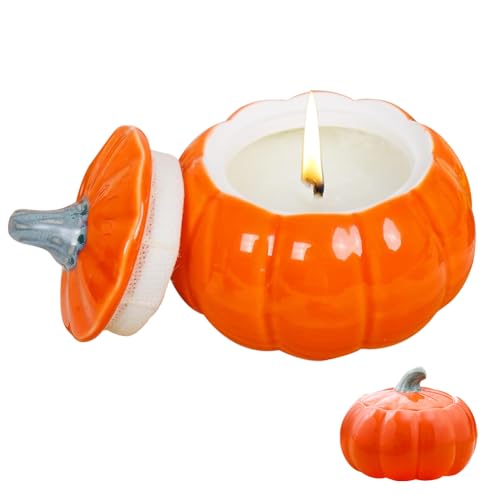 DASIAUTOEM Kürbis Kerze, Herbst Duftkerze Natürliches Sojawachs Kürbisform Kerzen für Herbst, Kürbis Deko, Geschenk für Thanksgiving und Halloween-Dekoration DASIAUTOEM Kürbis Kerze, Herbst Duftkerze Natürliches Sojawachs Kürbisform Kerzen für Herbst, Kürbis Deko, Geschenk für Thanksgiving und Halloween-Dekoration von DASIAUTOEM