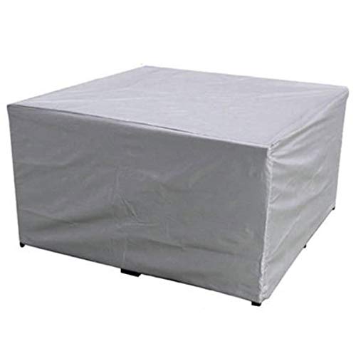 Abdeckung für Gartenmöbel, strapazierfähig, quadratisch, Polyester, wasserdicht, staubdicht, UV-Schutz, staubdicht, kratzfest, Sofa-Schutzhülle (Größe: 115 x 115 x 70 cm) von DASNTERED