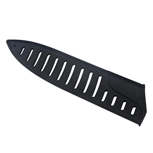 DASNTERED Guard Klingenschutz für 20,3 cm Messer-Abdeckung, praktischer schwarzer Schutz für Messerklinge, Küchenutensilien (schwarz) von DASNTERED