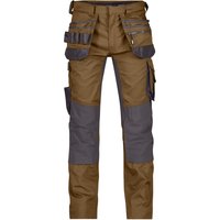 Dassy - flux Arbeitshose lehmbraun/anthrazitgrau 54 245g von DASSY