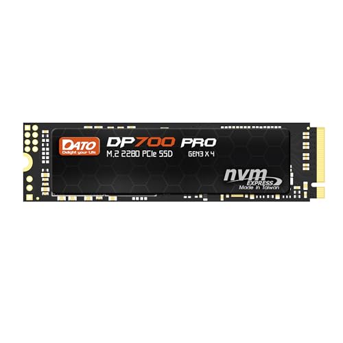 DATO 512 GB M.2 SSD, M.2 2280 SSD, PCIe Gen3x4 internes Solid State Drive, bis zu 3200/3000 MB/s, DP700Pro Serie DATO 512 GB M.2 SSD, M.2 2280 SSD, PCIe Gen3x4 internes Solid State Drive, bis zu 3200/3000 MB/s, DP700Pro Serie von DATO