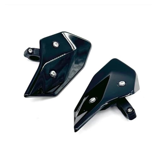 DATOUJLS Verkleidung Aerodynamische Winglets Motorrad Windschutzscheiben Seitenabweiser Frontspoiler Seitenteil Für Moto Guzzi V85TT V85 TT 2020 2021 2022 2023(Schwarz) von DATOUJLS