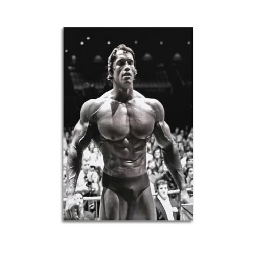 Arnold Schwarzenegger Bodybuilding Conquer Art Poster Dekorative Malerei Leinwand Wandkunst Wohnzimmer Poster Schlafzimmer Malerei,Wandkunst Bilddruck Moderne Familienzimmer Dekor 16x24inch(40x60cm) von DATOZA