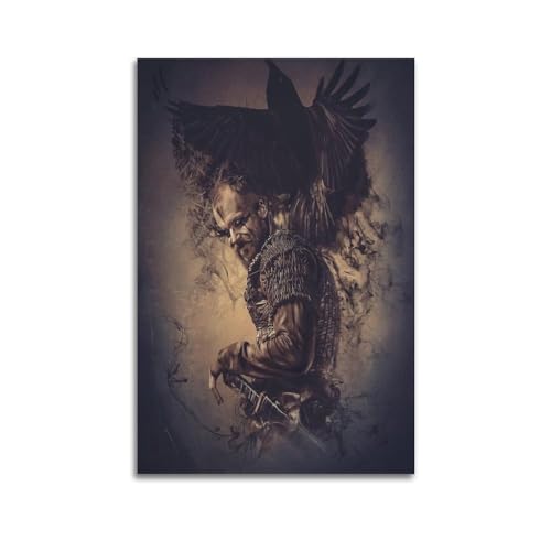 DATOZA Floki Vikings Poster Dekorative Malerei Leinwand Wandkunst Wohnzimmer Poster Schlafzimmer Malerei,Wandkunst Bilddruck Moderne Familienzimmer Dekor 24x36inch(60x90cm) von DATOZA