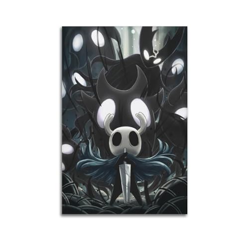 DATOZA Hollow Knight Role Art Poster Dekorative Malerei Leinwand Wandkunst Wohnzimmer Poster Schlafzimmer Malerei,Wandkunst Bilddruck Moderne Familienzimmer Dekor 24x36inch(60x90cm) von DATOZA