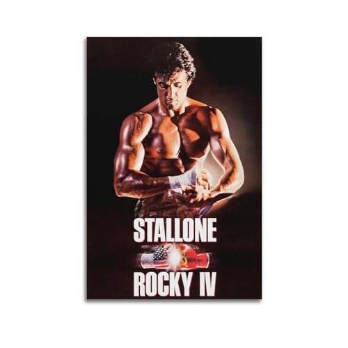 DATOZA Rocky 4 Movie Art Poster Dekorative Malerei Leinwand Wandkunst Wohnzimmer Poster Schlafzimmer Malerei,Wandkunst Bilddruck Moderne Familienzimmer Dekor 12x18inch(30x45cm) von DATOZA