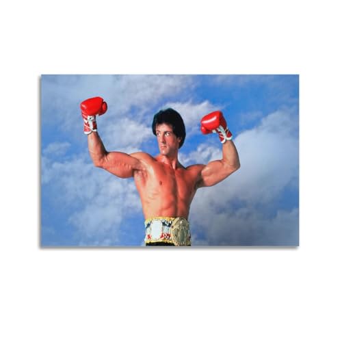 DATOZA Sylvester Stallone Rocky 3 Poster Dekorative Malerei Leinwand Wandkunst Wohnzimmer Poster Schlafzimmer Malerei,Wandkunst Bilddruck Moderne Familienzimmer Dekor 20x30inch(50x75cm) von DATOZA
