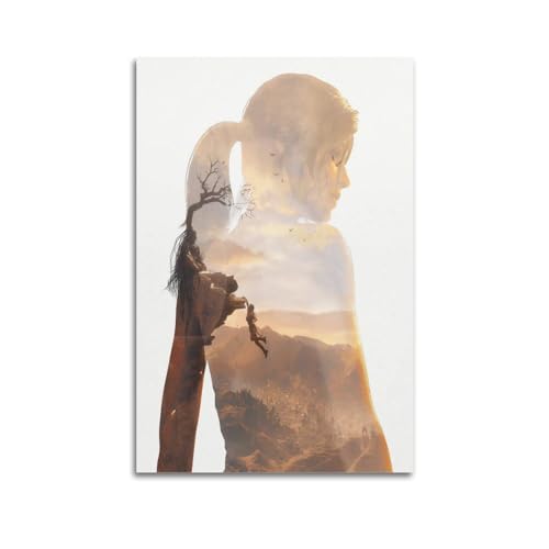 DATOZA Tomb Raider Art Poster Dekorative Malerei Leinwand Wandkunst Wohnzimmer Poster Schlafzimmer Malerei,Wandkunst Bilddruck Moderne Familienzimmer Dekor 24x36inch(60x90cm) von DATOZA