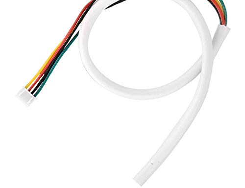4 adriges 30 m 0, 5 mm² rundes weißes flexibles Kupferkabel, Kupferdraht mit weißer PVC Isolierung Außengehäuse, für Video Türsprechanlage von DAUERHAFT
