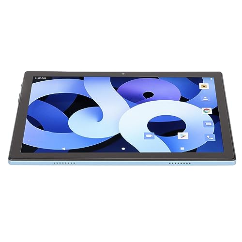 DAUERHAFT Digitales Tablet 10,1 Zoll Dual Card Dual Standby 13.0 Tablet für Arbeitsunterhaltung (Blau) von DAUERHAFT