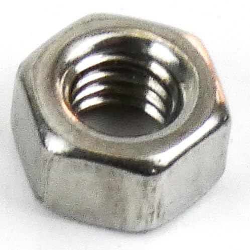 DAUMLINK® 25 Hohe Muttern Material Edelstahl V2A (25 Stück) (UNI 5587 Ähnl. EN ISO 4033) als Dein Gegenstück für Schrauben oder Gewindebolzen (M4) von DAUMLINK