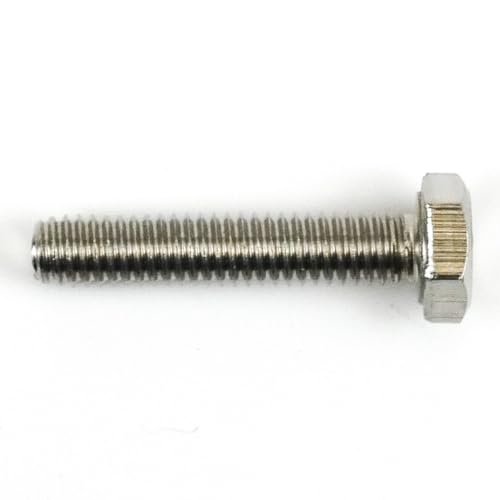 DAUMLINK® 25 Sechskantschrauben DIN 933, Material Edelstahl V2A (25 Stück) (DIN 933/ISO4017 sim. UNI 5739) eigenen sich für Deine Projekte zum Verbinden von Kunststoff-, Holz- und Metallteilen (M4X20) von DAUMLINK