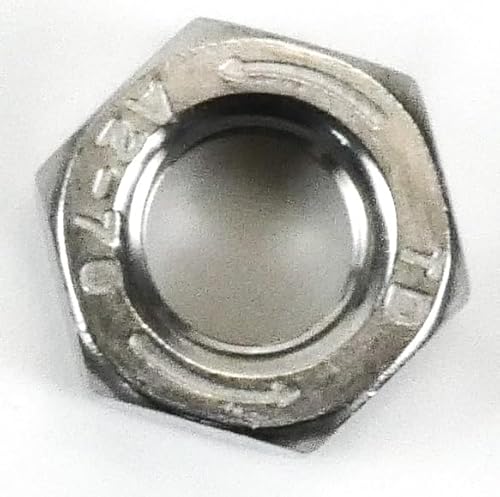 DAUMLINK® Sechskantmutter Linksgewinde DIN 934 Material Edelstahl V2A (25 Stück) (Ähnlich UNI 5588 EN ISO 4032) Ihr Gegenstück für Schraube oder Gewindebolzen mit Linksgewinde (M12) von DAUMLINK