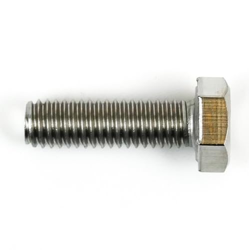 DAUMLINK® Sechskantschraube DIN 933, Material Edelstahl V2A (25 Stück) (DIN 933/ISO4017 sim. UNI 5739) eigenen sich für Deine Projekte zum Verbinden von Kunststoff-, Holz- und Metallteilen (M6x20) von DAUMLINK