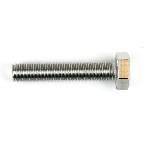 DAUMLINK® Sechskantschraube DIN 933, Material Edelstahl V2A (25 Stück) (DIN 933/ISO4017 sim. UNI 5739) eigenen sich für Deine Projekte zum Verbinden von Kunststoff-, Holz- und Metallteilen (M6X30) von DAUMLINK