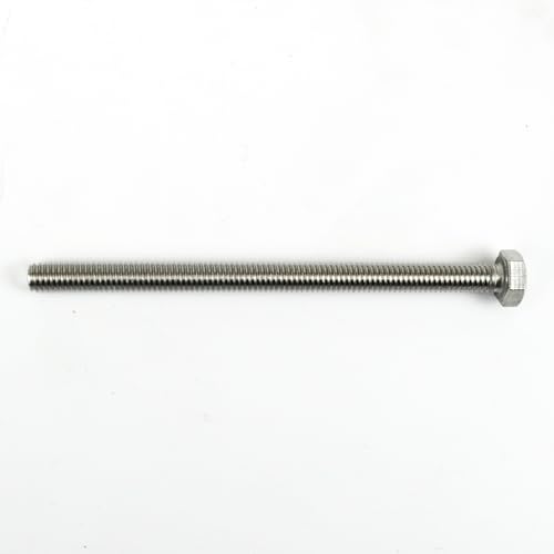 DAUMLINK® Sechskantschraube DIN 933, Material Edelstahl V2A (25 Stück) (DIN 933/ISO4017 sim. UNI 5739) eigenen sich für Deine Projekte zum Verbinden von Kunststoff-, Holz- und Metallteilen (M6X90) von DAUMLINK