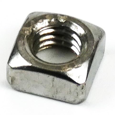 DAUMLINK® 25 Vierkantmuttern DIN 557, Material Edelstahl V2A (25 Stück) (wie UNI 5597) arretieren sehr gut und eignen sich z.B. zur Verbindung Deiner Schrauben oder Bolzen mit Holzelementen (M5) von DAUMLINK